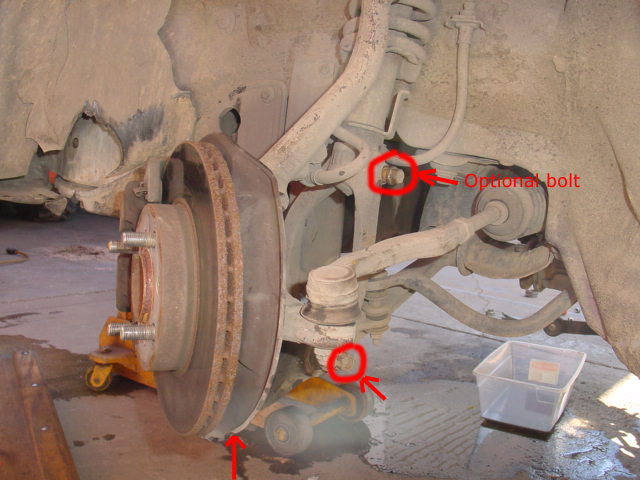 The suspension withoout the axle